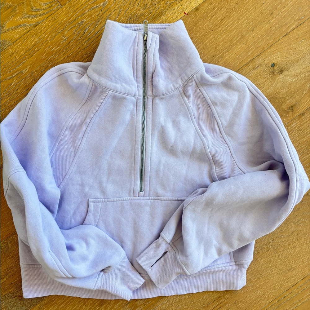 Lululemon Scuba Half Zip Funnel Neck